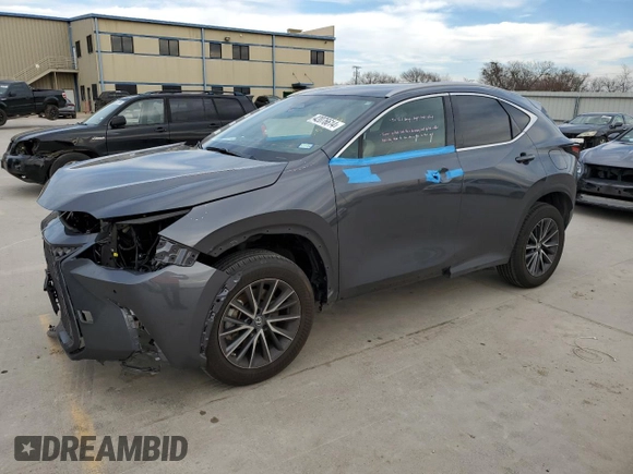 2023 Lexus NX 350 Premium with VIN 2T2GGCEZ0PC016536, listed as a Copart auction lot 42076614 with 20,669 mi miles and . Bid and sale history available at DreamBid. Image 1.