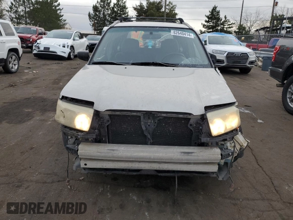 2007 Subaru Forester X with VIN JF1SG63607H711707, listed as a Copart auction lot 82640414 with 176,190 mi miles and Non Repairable. Bid and sale history available at carsss.com. Image 5.