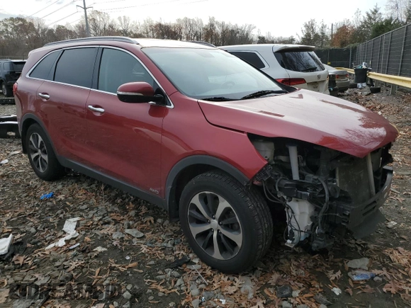 2017 Kia Sorento EX with VIN 5XYPHDA18HG218604, listed as a Copart auction lot 81130264 with 85,523 mi miles and Salvage Title. Bid and sale history available at carsss.com. Image 4.