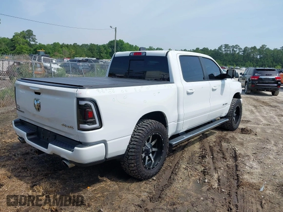 2019 Ram 1500 Big Horn with VIN 1C6SRFFT4KN649669, listed as a IAAI auction lot 42260131 with 85,009 mi miles and . Bid and sale history available at DreamBid. Image 4.