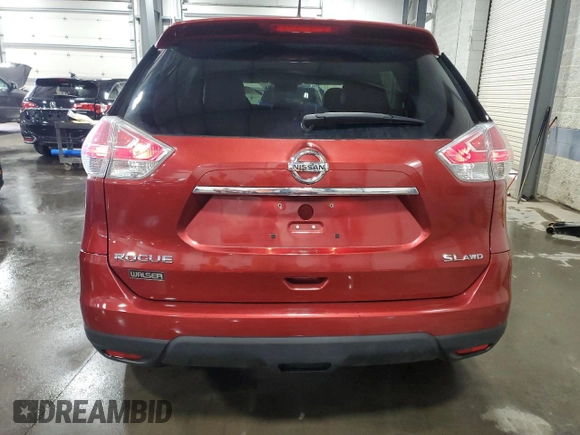 2015 Nissan Rogue SV with VIN 5N1AT2MV4FC886808, listed as a Copart auction lot 50594435 with 98,120 mi miles and Salvage Title. Bid and sale history available at carsss.com. Image 6.