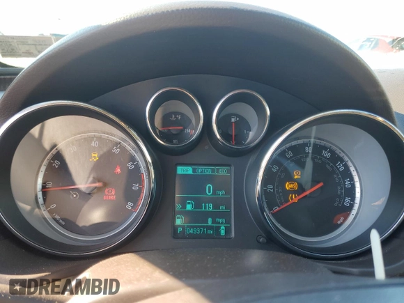 2013 Buick Regal Turbo Premium 2 with VIN 2G4GT5GV1D9194386, listed as a Copart auction lot 89401045 with 49,371 mi miles and Salvage Title. Bid and sale history available at DreamBid. Image 9.