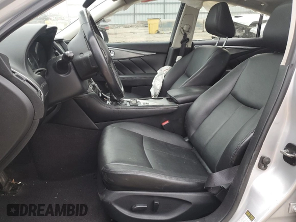 2017 Infiniti Q50 3.0t Sport with VIN JN1EV7AR4HM841419, listed as a Copart auction lot 85579134 with 101,216 mi miles and Salvage Title. Bid and sale history available at carsss.com. Image 7.