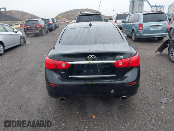 2014 Infiniti Q50 Premium z VIN JN1BV7AR2EM705630, wystawiony jako IAAI lot #42258650 z przebiegiem 109 151 mil mil oraz . Historia ofert i sprzedaży dostępna na DreamBid. Obrazek 16.