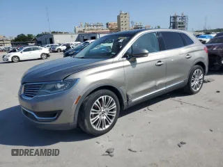 2016 Lincoln MKX Reserve with VIN 2LMTJ6LR0GBL49739, listed as a Copart auction lot 55665805 with Not provided miles and Salvage title. Bid and sale history available at DreamBid. Image 1.