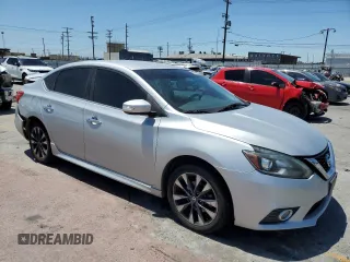 2017 Nissan Sentra S with VIN 3N1AB7AP2HY246474, listed as a Copart auction lot 60078155 with 126,524 mi miles and Salvage title. Bid and sale history available at DreamBid. Image 4.