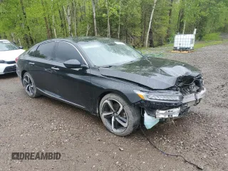 2019 Honda Accord Touring with VIN 1HGCV2F90KA801977, listed as a Copart auction lot 58150085 with 155,404 mi miles and Salvage title. Bid and sale history available at DreamBid. Image 4.