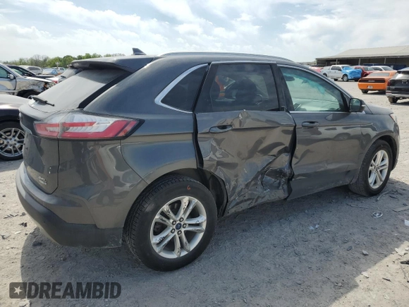 2019 Ford Edge SEL with VIN 2FMPK4J90KBB11769, listed as a Copart auction lot 53610965 with 129,524 mi miles and Salvage Title. Bid and sale history available at carsss.com. Image 3.