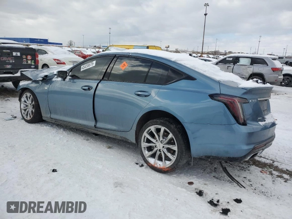 2023 Cadillac CT5 Sport z VIN 1G6DU5RK0P0125956, wystawiony jako Copart lot #45458675 z przebiegiem Nie podano mil oraz Nie do naprawy • Non repairable. Historia ofert i sprzedaży dostępna na DreamBid. Obrazek 2.