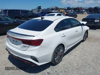 2024 Kia Forte GT with VIN 3KPF44AC3RE821239, listed as a IAAI auction lot 42025884 with 6,593 mi miles and . Bid and sale history available at DreamBid. Image 4.