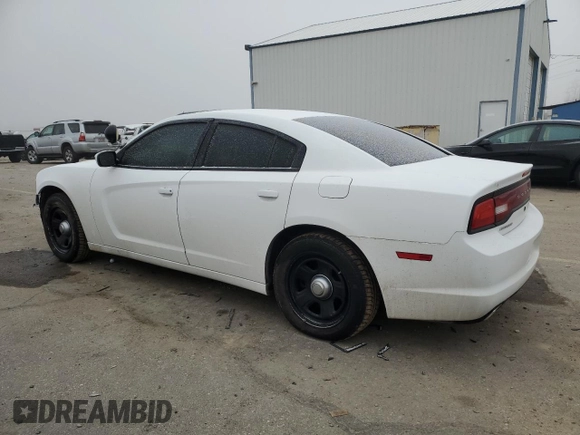 2012 Dodge Charger Police with VIN 2C3CDXAG6CH305464, listed as a Copart auction lot 82391664 with 203,630 mi miles and Salvage Title. Bid and sale history available at carsss.com. Image 2.