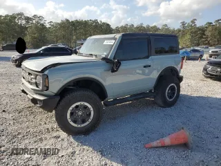 2023 Ford Bronco with VIN 1FMDE5CP0PLB54673, listed as a Copart auction lot 78474604 with 18,325 mi miles and Salvage Title. Bid and sale history available at carsss.com. Image 1.