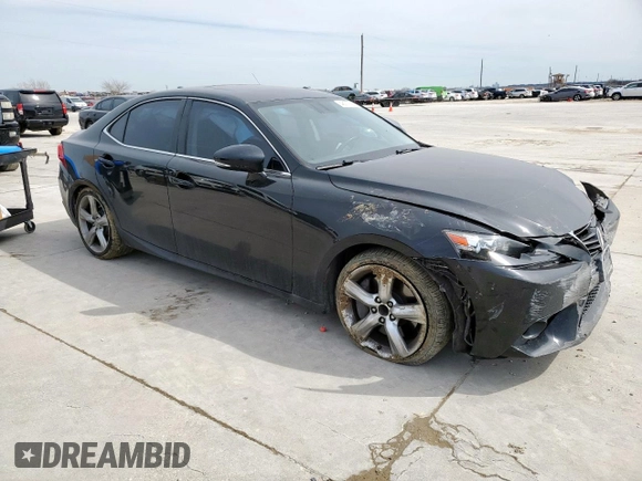 2016 Lexus IS 350 with VIN JTHBE1D29G5027088, listed as a Copart auction lot 48111185 with 159,565 mi miles and Salvage title. Bid and sale history available at DreamBid. Image 4.