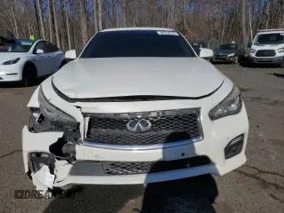 2017 Infiniti Q50 3.0t Sport with VIN JN1EV7AR6HM834858, listed as a Copart auction lot 88754935 with 144,118 mi miles and Salvage Title. Bid and sale history available at carsss.com. Image 5.