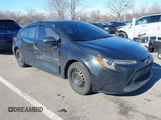 2020 Toyota Corolla LE with VIN JTDEPRAE9LJ042357, listed as a IAAI auction lot 41606254 with 84,604 mi miles. Bid and sale history available at carsss.com. Image 1.