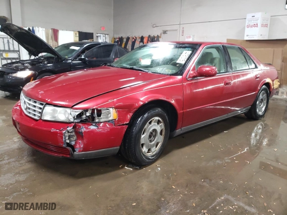 2000 Cadillac Seville Luxury SLS with VIN 1G6KS54Y0YU302086, listed as a Copart auction lot 44761015 with 76,507 mi miles and Salvage Title. Bid and sale history available at carsss.com. Image 1.