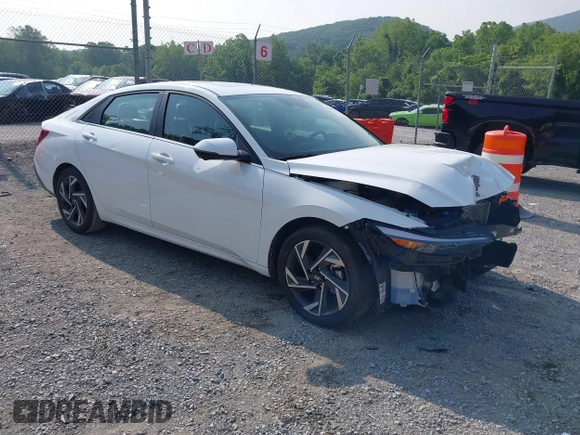 2024 Hyundai Elantra Limited с VIN KMHLP4DG9RU800577, выставлен на аукционе IAAI как лот 42484059 с пробегом 24 731 миль миль и . История ставок и продаж доступна на DreamBid. Изображение 1.