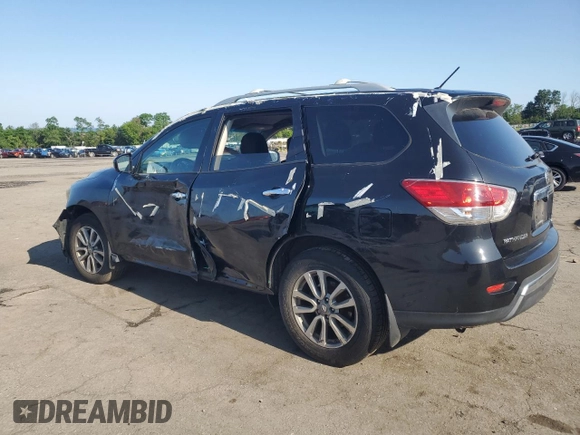 2016 Nissan Pathfinder Platinum with VIN 5N1AR2MM4GC658699, listed as a Copart auction lot 61581475 with 89,985 mi miles and Salvage title. Bid and sale history available at DreamBid. Image 2.