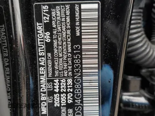 2016 Mercedes-Benz CLA 250 with VIN WDDSJ4GB8GN338513, listed as a Copart auction lot 44028464 with 80,627 mi miles and . Bid and sale history available at DreamBid. Image 12.
