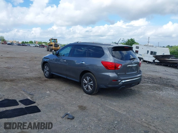 2018 Nissan Pathfinder SV with VIN 5N1DR2MM0JC655013, listed as a IAAI auction lot 42663098 with 64,778 mi miles and . Bid and sale history available at DreamBid. Image 3.