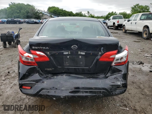 2017 Nissan Sentra S with VIN 3N1AB7AP5HY352479, listed as a Copart auction lot 58863705 with 103,983 mi miles and Salvage title. Bid and sale history available at DreamBid. Image 6.