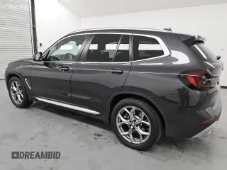 2024 BMW X3 sDrive30i with VIN 5UX43DP03R9W14974, listed as a Copart auction lot 49742925 with 21,256 mi miles and Clean Title. Bid and sale history available at DreamBid. Image 2.