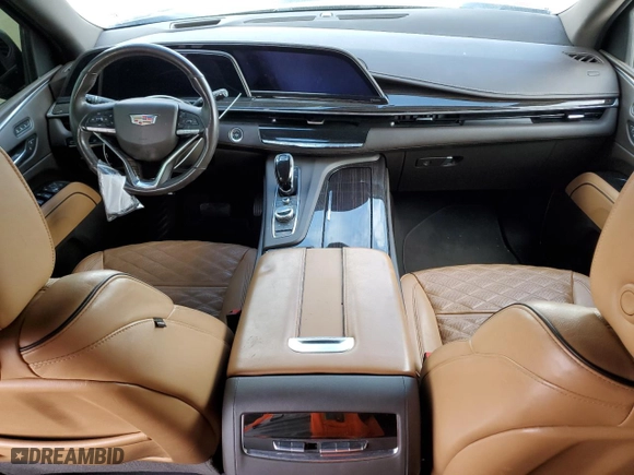 2021 Cadillac Escalade Sport with VIN 1GYS4FKL9MR255362, listed as a Copart auction lot 78188154 with 82,123 mi miles and Clean Title. Bid and sale history available at carsss.com. Image 8.