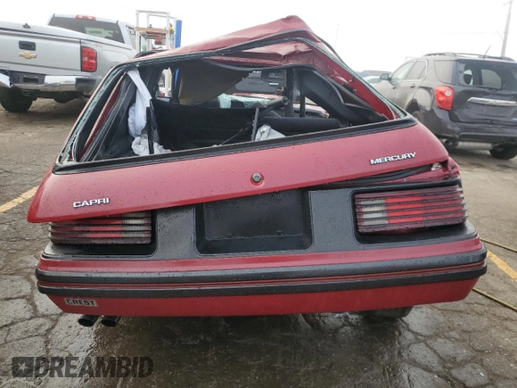 1983 Mercury Capri z VIN 1MEBP79F0DF614469, wystawiony jako Copart lot #70801024 z przebiegiem 31 458 mil mil oraz Czysty tytuł • Clean title. Historia ofert i sprzedaży dostępna na DreamBid. Obrazek 6.