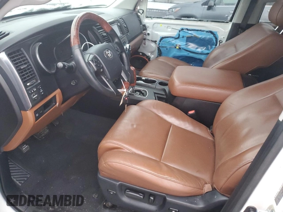 2019 Toyota Sequoia Platinum with VIN 5TDDY5G11KS165934, listed as a Copart auction lot 41668085 with 74,315 mi miles and Salvage Title. Bid and sale history available at carsss.com. Image 7.