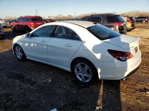 2016 Mercedes-Benz CLA with VIN WDDSJ4EB7GN334309, listed as a Copart auction lot 48134825 with 57,973 mi miles and Salvage Title. Bid and sale history available at carsss.com. Image 2.