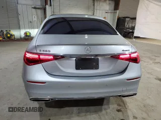 2021 Mercedes-Benz S-Class S 580 with VIN W1K6G7GB7MA040538, listed as a Copart auction lot 52599105 with 30,465 mi miles and Salvage Title. Bid and sale history available at carsss.com. Image 6.