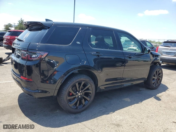 2023 Land Rover Discovery Sport S R-Dynamic with VIN SALCT2FX7PH921897, listed as a Copart auction lot 64014824 with 7,391 mi miles and Salvage Title. Bid and sale history available at carsss.com. Image 3.