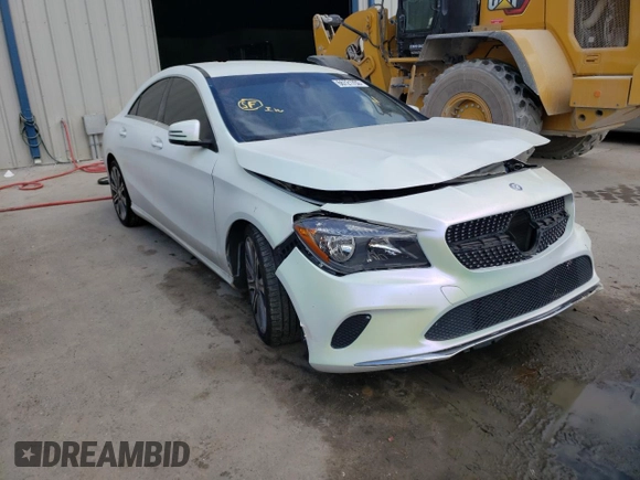 2017 Mercedes-Benz CLA with VIN WDDSJ4GB2HN476923, listed as a Copart auction lot 66721702 with 65,377 mi miles. Bid and sale history available at carsss.com. Image 1.