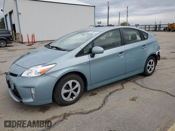 2015 Toyota Prius Four with VIN JTDKN3DU9F1998578, listed as a Copart auction lot 52108015 with 26,320 mi miles and Salvage Title. Bid and sale history available at carsss.com. Image 1.