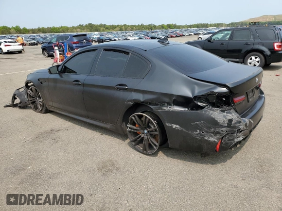 2021 BMW M5 z VIN WBS83CH04MCG92781, wystawiony jako Copart lot #52568153 z przebiegiem 29 528 mil mil oraz . Historia ofert i sprzedaży dostępna na DreamBid. Obrazek 2.