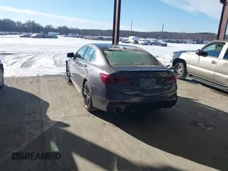 2019 Acura TLX w/A-Spec Pkg with VIN 19UUB1F64KA001793, listed as a IAAI auction lot 40930411 with 1 mi miles. Bid and sale history available at carsss.com. Image 3.