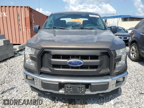 2017 Ford F-150 XL with VIN 1FTEW1EP4HFC49443, listed as a Copart auction lot 61945485 with 108,560 mi miles and Salvage title. Bid and sale history available at DreamBid. Image 5.