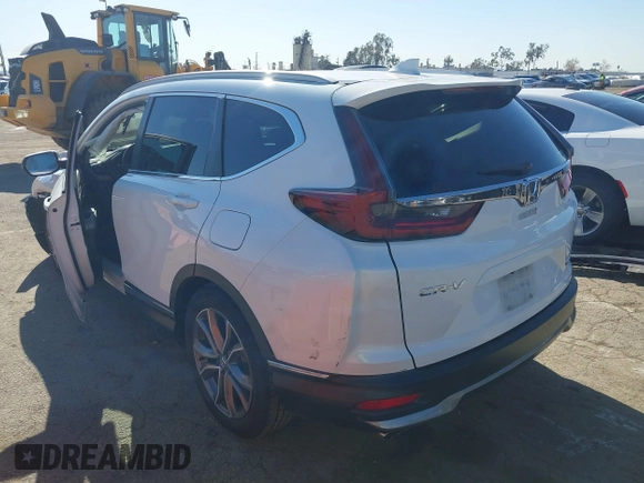 2021 Honda CR-V Touring with VIN 2HKRW1H91MH418803, listed as a IAAI auction lot 41341490 with 78,489 mi miles. Bid and sale history available at carsss.com. Image 3.