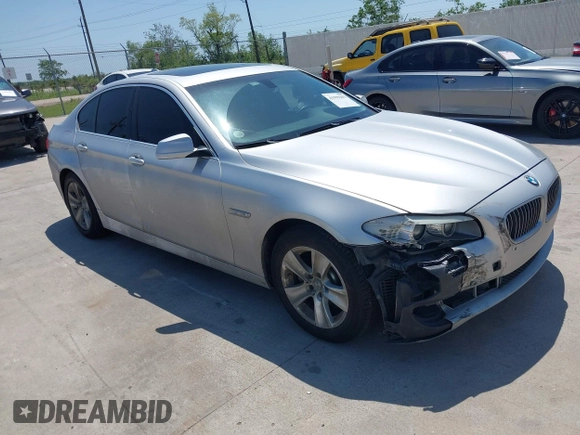 2013 BMW 5 Series 528i with VIN WBAXG5C57DD229608, listed as a IAAI auction lot 41999493 with 147,003 mi miles and . Bid and sale history available at carsss.com. Image 1.