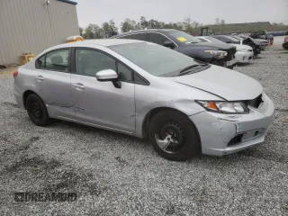 2015 Honda Civic Sedan LX with VIN 2HGFB2F55FH549248, listed as a Copart auction lot 51547385 with 124,012 mi miles and Salvage Title. Bid and sale history available at carsss.com. Image 4.
