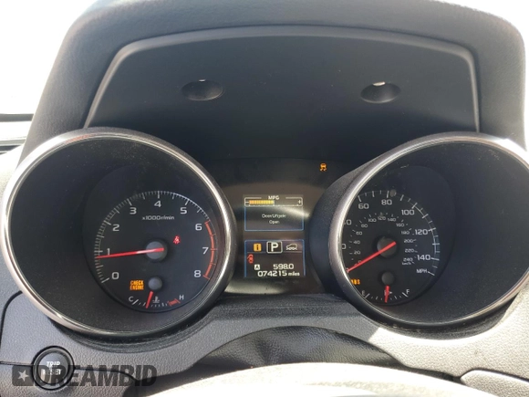 2017 Subaru Outback with VIN 4S4BSAAC0H3384322, listed as a Copart auction lot 57668885 with 74,215 mi miles and Salvage title. Bid and sale history available at DreamBid. Image 9.