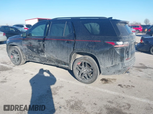 2020 Chevrolet Traverse Premier with VIN 1GNERKKW4LJ139644, listed as a IAAI auction lot 41402654 with 101,341 mi miles and . Bid and sale history available at DreamBid. Image 3.