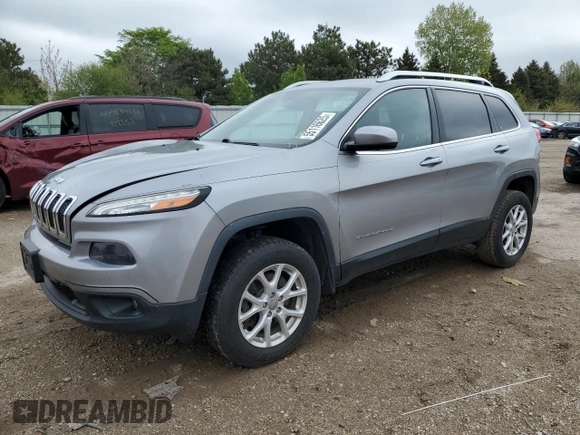 2015 Jeep Cherokee Latitude z VIN 1C4PJMCS2FW684703, wystawiony jako Copart lot #55116625 z przebiegiem 154 049 mil mil oraz Szkoda całkowita • Salvage title. Historia ofert i sprzedaży dostępna na DreamBid. Obrazek 1.