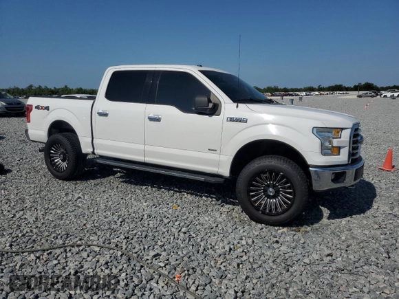 2016 Ford F-150 XLT with VIN 1FTEW1EP3GFC13385, listed as a Copart auction lot 53094115 with 136,272 mi miles and Salvage Title. Bid and sale history available at carsss.com. Image 4.