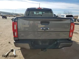 2023 Ford Ranger XL with VIN 1FTER4FHXPLE01418, listed as a Copart auction lot 86150804 with 25,387 mi miles and Salvage Title. Bid and sale history available at carsss.com. Image 6.