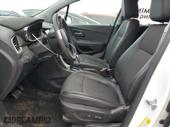 2022 Chevrolet Trax LT with VIN KL7CJPSM1NB564803, listed as a Copart auction lot 51751955 with 18,295 mi miles and Salvage Title. Bid and sale history available at carsss.com. Image 7.