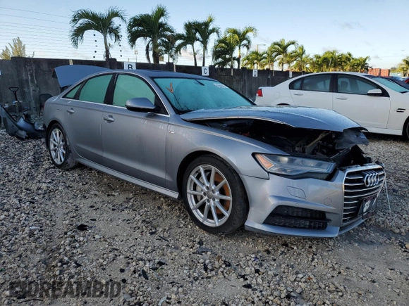 2018 Audi A6 Premium Plus with VIN WAUD8AFC3JN068361, listed as a Copart auction lot 80560903 with 0 mi miles. Bid and sale history available at carsss.com. Image 4.