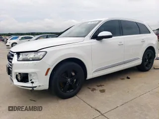 2019 Audi Q7 Premium Plus with VIN WA1LHAF73KD035542, listed as a Copart auction lot 60474105 with 75,950 mi miles and Salvage title. Bid and sale history available at DreamBid. Image 1.