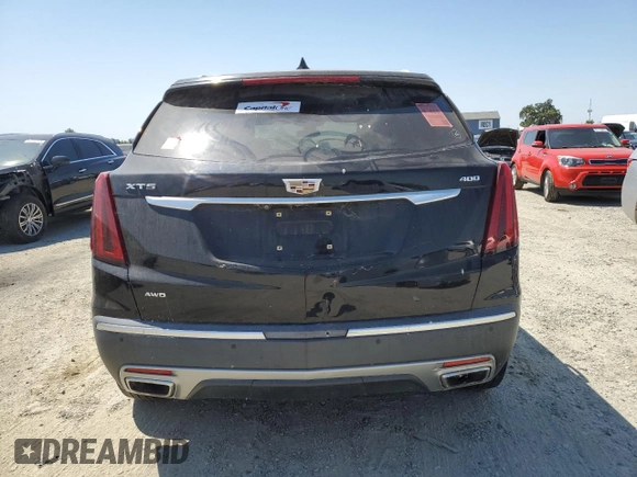 2020 Cadillac XT5 Premium Luxury AWD with VIN 1GYKNDRS6LZ129215, listed as a Copart auction lot 60238685 with 128,310 mi miles and Clean title. Bid and sale history available at DreamBid. Image 6.