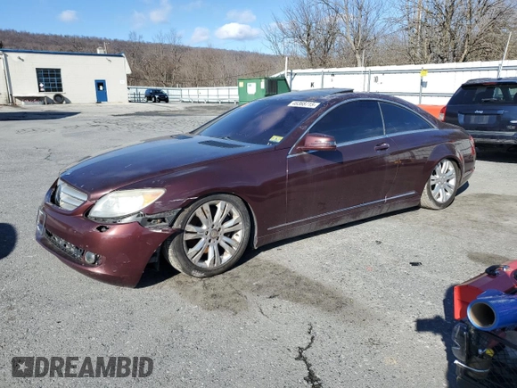 2010 Mercedes-Benz CL 550 z VIN WDDEJ8GB1AA023894, wystawiony jako Copart lot #46368715 z przebiegiem 123 404 mil mil oraz Czysty tytuł • Clean title. Historia ofert i sprzedaży dostępna na DreamBid. Obrazek 1.